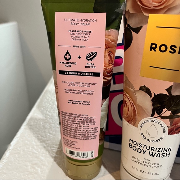Bath & Body Works Bath & Body New 3x Rose Gift Set Spray Body Wash
